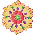 Traditional Ottoman design with a pattern of two