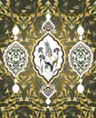 Traditional ottoman turkish seamless design Royalty Free Stock Photo
