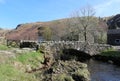 Traditional packhorse bridge, Watendlath, Cumbria Royalty Free Stock Photo