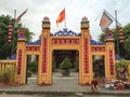 Traditional pagoda in the street of Hoi An