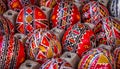 Traditional painted Easter eggs Royalty Free Stock Photo