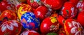 Traditional painted Easter eggs Royalty Free Stock Photo