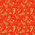 Traditional paisley seamless pattern