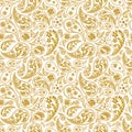 Traditional paisley seamless pattern