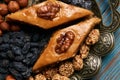 Traditional pakhlava baklava pastry