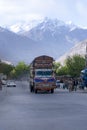 Traditional Pakistani truck in northern areas of Gilgit Baltistan, Pakistan