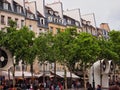 Traditional Parisian Attached Houses, Paris, France