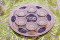 Modern Passover Seder table in Tel Aviv Royalty Free Stock Photo