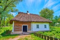 Traditional peasant`s hata house, Pereiaslav Scansen, Ukraine