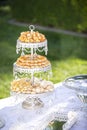 Traditional Persian Wedding setting with classic food and decor Royalty Free Stock Photo