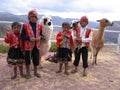 Traditional Peruvian Children Royalty Free Stock Photo