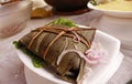 Traditional Peruvian tamale or `tamal`