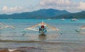 Traditional philippine boat bangka