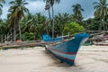 A traditional Philippine fishing boat Royalty Free Stock Photo