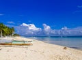 Fishing boat on a dry land Royalty Free Stock Photo