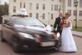 Traditional photo bride and groom Royalty Free Stock Photo