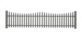 Traditional Picket Fence Element