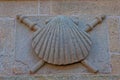 Santiago de Compostela - PilgrimÃÂ´s Shell Royalty Free Stock Photo