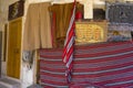 Traditional pillow and textiles pattern in Souq Waqif from Qatar.