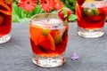 Traditional Pimms cocktail