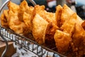 Traditional plain snacks in Dominican Republic Royalty Free Stock Photo