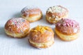Traditional Polish donuts sweets Royalty Free Stock Photo