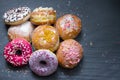 Traditional Polish donuts sweets Royalty Free Stock Photo
