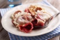 Traditional Polish dumplings Pierogi ruskie