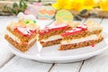 Traditional Polish Easter cake. Royalty Free Stock Photo