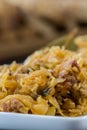 Traditional Polish food - bigos Royalty Free Stock Photo