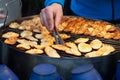 Traditional polish oscypek cheese