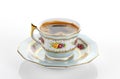 Traditional porcelain set of coffee Royalty Free Stock Photo