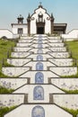 Traditional portuguese chapel in Sao Miguel, Azores, Portugal. Royalty Free Stock Photo