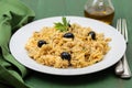 Traditional portuguese dish bacalhau a bras Royalty Free Stock Photo