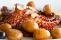 Traditional portuguese dish octopus