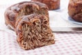 Traditional folar cake Royalty Free Stock Photo