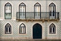 Traditional portuguese house in Alfama neighborhood, Lisbon, Portugal Royalty Free Stock Photo