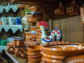 Traditional portuguese souvenirs on the local market