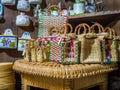 Traditional portuguese souvenirs on the local market