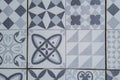 Traditional Portuguese tiles seamless pattern Azulejo Mediterranean style design