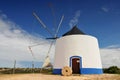 Traditional portuguese windmill near Odeceixe Aljezur, Portugal.