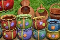 Ceramic Pots in Horezu, Romania Royalty Free Stock Photo