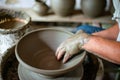 Traditional pottery in the country side of Maramures county ,eastern Europa Roumania , sustainable tourism