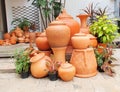 Traditional pottery gardening