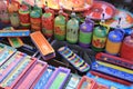 Traditional pottery on a market in the Provence