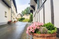 Traditional prussian wall in architecture in Germany