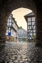 Traditional prussian wall in architecture in Germany