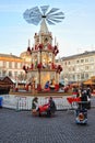 Traditional pyramide in Christmas market - Germany