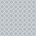 Traditional quatrefoil lattice pattern outline