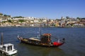 Traditional Rabelo boat on Douro River